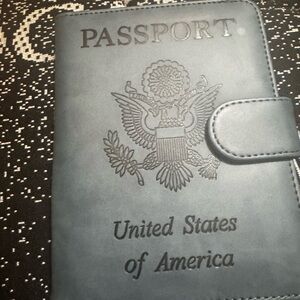 Blue Passport Cover